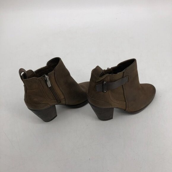 Vince Camuto brown Hayes Chunky leather ankle bootie 5.5 - Picture 13 of 15